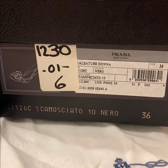 Prada Suede Heels Calzature Donna Scamosciato - Picture 11 of 11